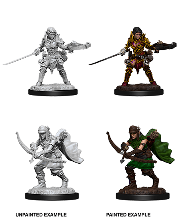 Pathfinder Battles Unpainted Minis - Female Half-Elf Ranger